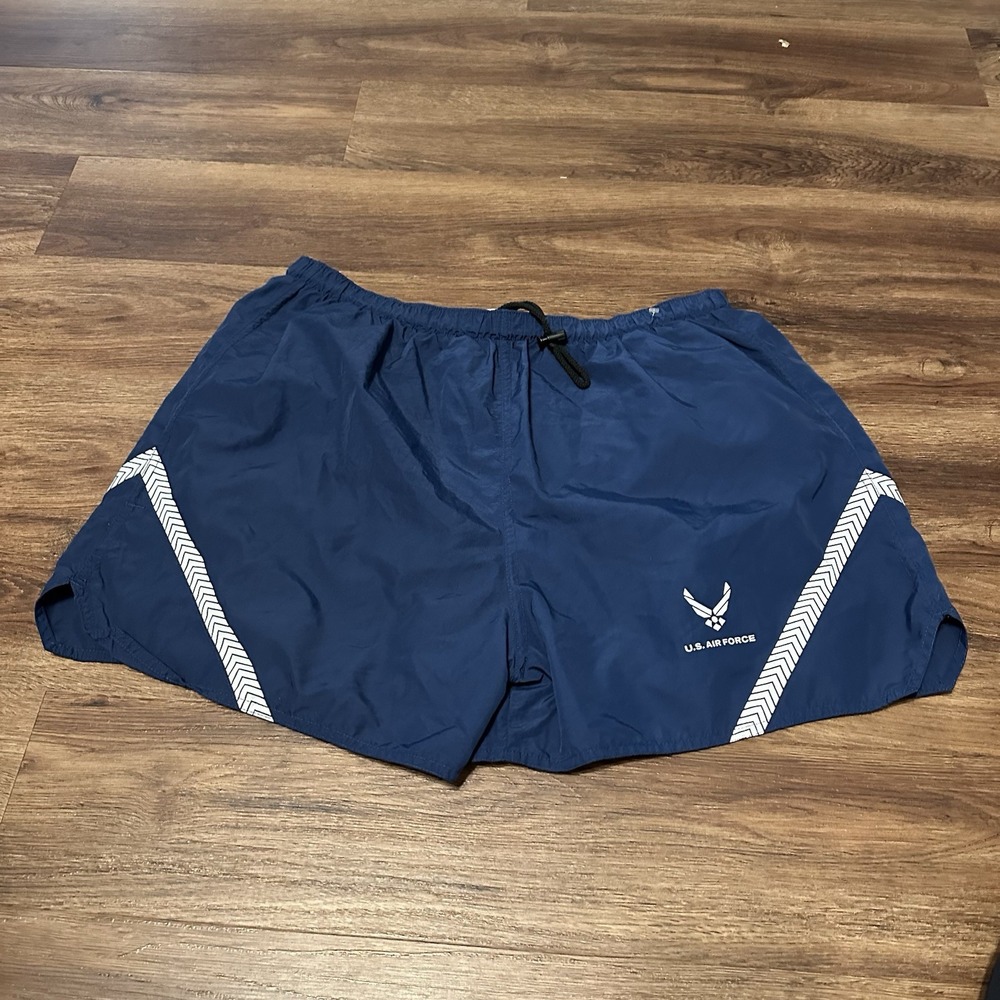 US Air Force Athletic Shorts Blue PT Bootcamp Liner USAF PTU Trunks Mens XXL